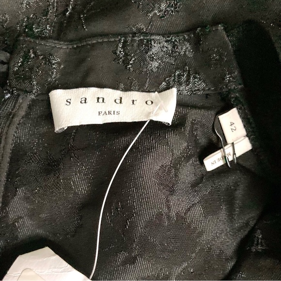 Sandro Walls Faux-Wrap Mini Dress - Picture 6 of 14